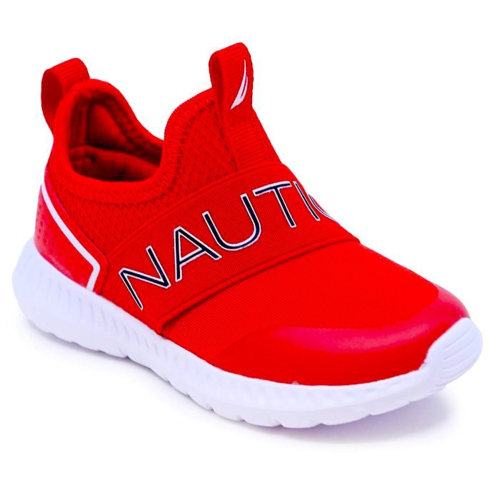 Nautical tennis shoes- athletic shoes Youth Size 4
